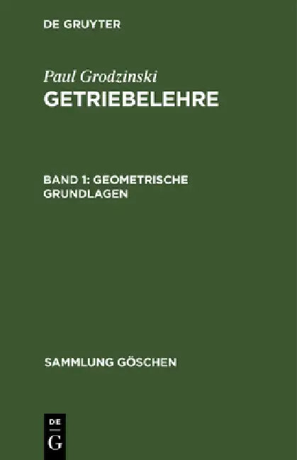Buy Geometrische Grundlagen (English, Paul Grodzinski) — BookShops.in