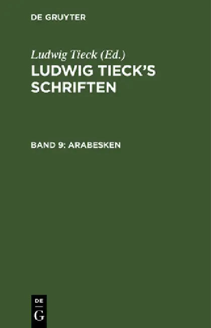 Buy Arabesken (English, Ludwig Tieck) — BookShops.in