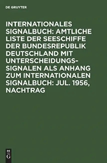 Buy Jul. 1956, Nachtrag (English, Reichsamt Des Innern) — BookShops.in