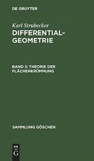 Buy Theorie Der Flächenkrümmung (English, Karl Strubecker) — BookShops.in