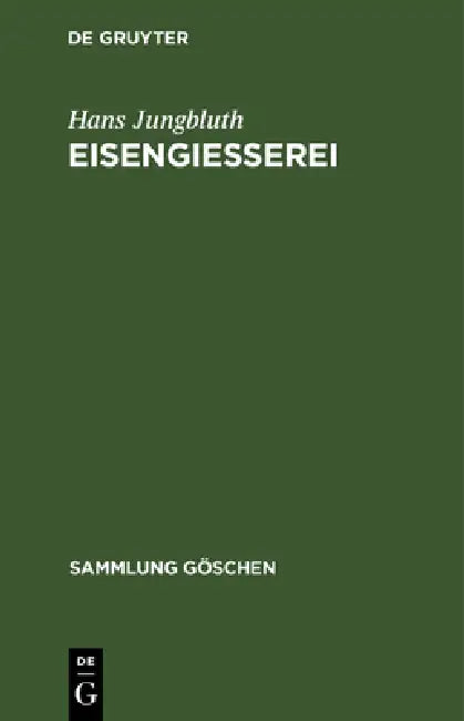 Eisengießerei (English, Hans Jungbluth)