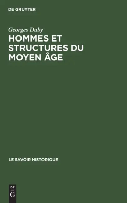 Buy Hommes Et Structures Du Moyen Âge (English, Georges Duby) — BookShops.in