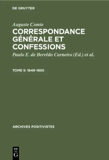 1849-1850 (English, Paulo E. de Berrêdo Carneiro | Paul Arbousse-Bastide)