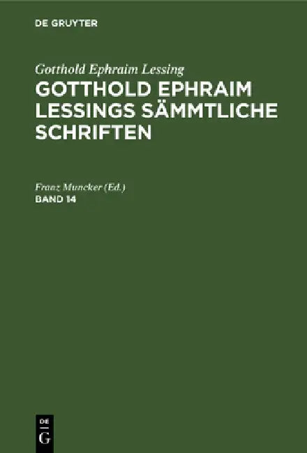Buy Gotthold Ephraim Lessing (English, Franz Muncker) — BookShops.in