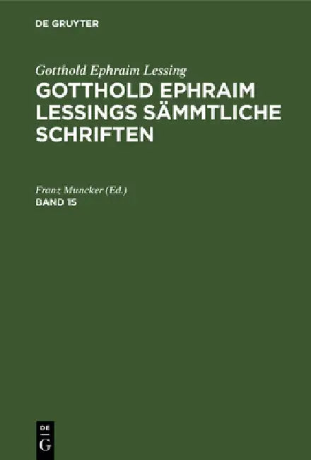 Buy Gotthold Ephraim Lessing (English, Franz Muncker) — BookShops.in