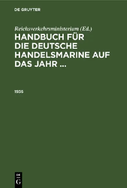 Buy 1936 (English, Reichsverkehrsministerium) — BookShops.in
