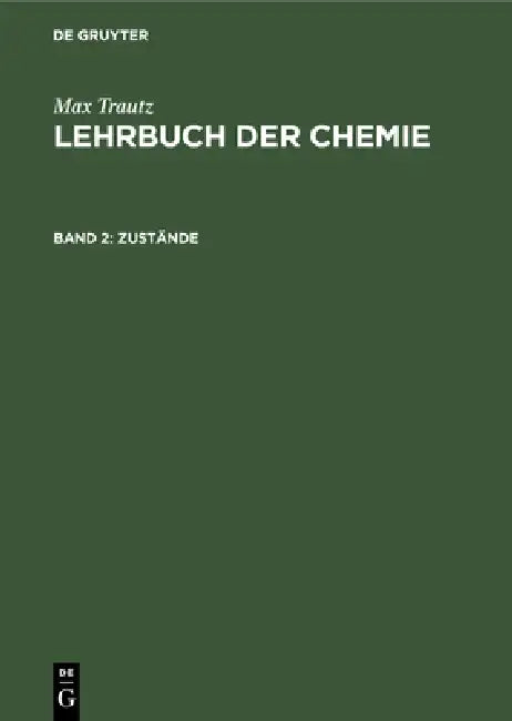 Buy Zustände (English, Max Trautz) — BookShops.in