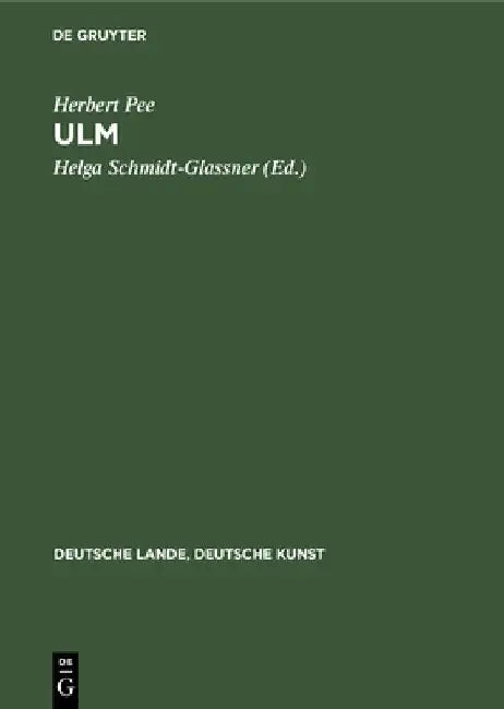 Buy Ulm (English, Herbert Pee) — BookShops.in