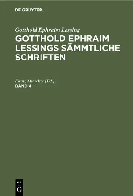 Buy Gotthold Ephraim Lessing (English, Franz Muncker) — BookShops.in