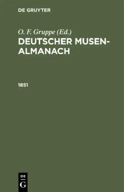 1851 (English, O. F. Gruppe)
