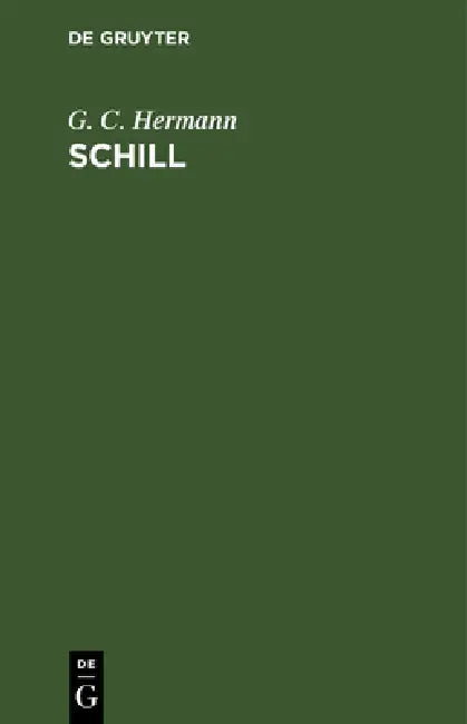 Buy Schill (English, G. C. Hermann) — BookShops.in