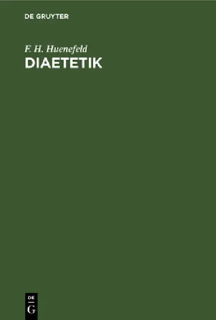 Diaetetik (English, F. H. Huenefeld)