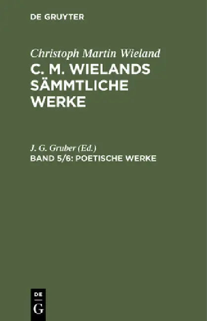 Buy Poetische Werke (English, J. G. Gruber) — BookShops.in