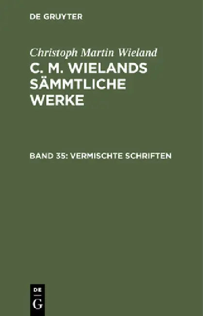 Buy Vermischte Schriften (English, Christoph Martin Wieland) — BookShops.in