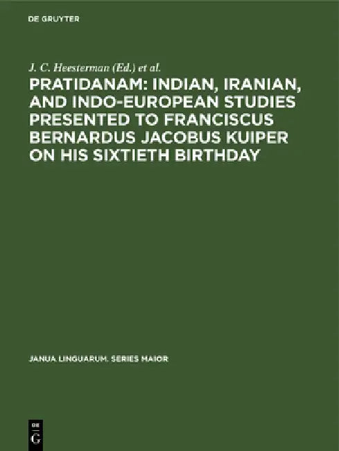 Pratidanam (English, J. C. Heesterman | G. H. Schokker | V. I. Subramoniam)