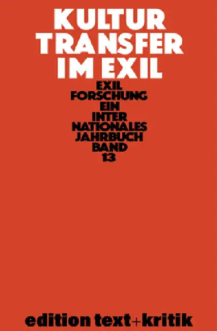 Buy Kulturtransfer Im Exil (English, Klaus-Dieter Krohn) — BookShops.in