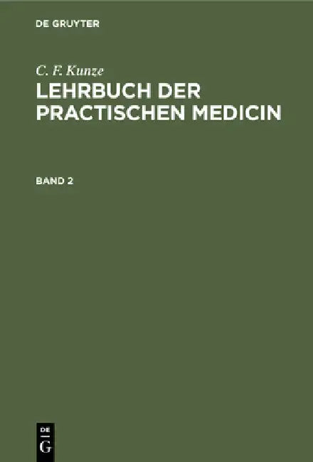Buy C. F. Kunze (English, C. F. Kunze) — BookShops.in