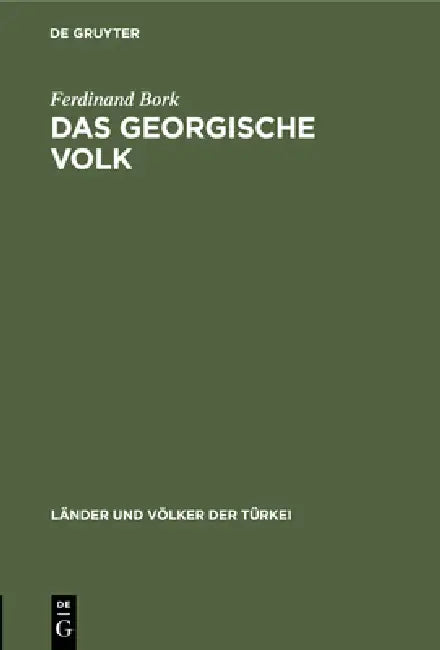 Das Georgische Volk (English, Ferdinand Bork)