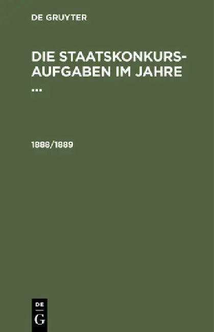 Buy 1888/1889 (English, No Contributor) — BookShops.in