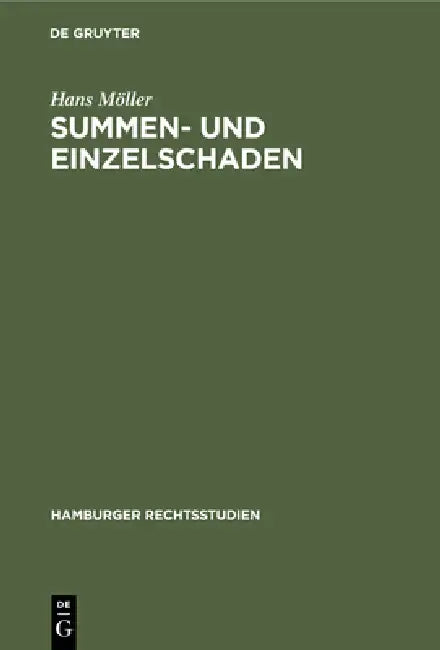 Buy Summen- Und Einzelschaden (English, Hans Möller) — BookShops.in