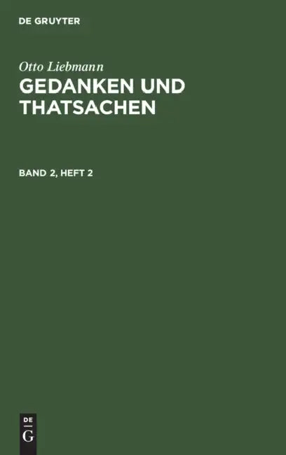 Otto Liebmann (English, Otto Liebmann)