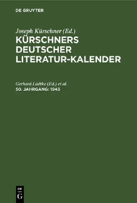 1943 (English, Gerhard Lüdtke | Friedrich Richter)