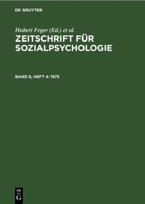 Buy 1975 (English, Hubert Feger | C. F. Graumann | Klaus Holzkamp) — BookShops.in