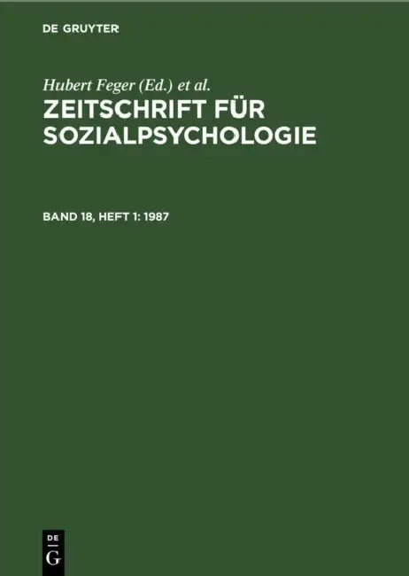 Buy 1987 (English, Hubert Feger | C. F. Graumann | Klaus Holzkamp) — BookShops.in