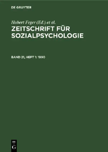 Buy 1990 (English, Hubert Feger | C. F. Graumann | Klaus Holzkamp) — BookShops.in