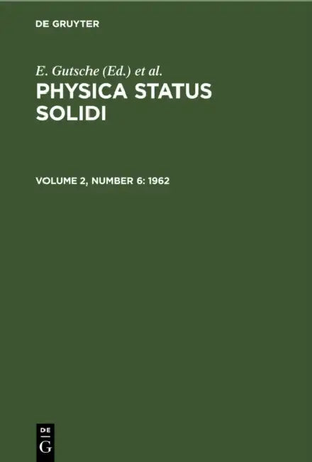 Buy 1962 (English, E. Gutsche | K. Müller | P. Görlich) — BookShops.in