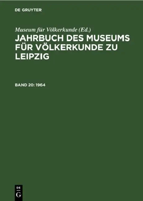 Buy 1964 (English, Museum Für Völkerkunde) — BookShops.in
