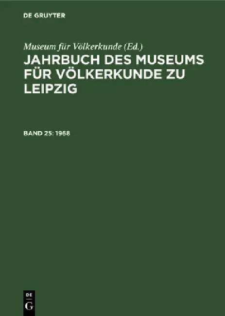 Buy 1968 (English, Museum Für Völkerkunde) — BookShops.in