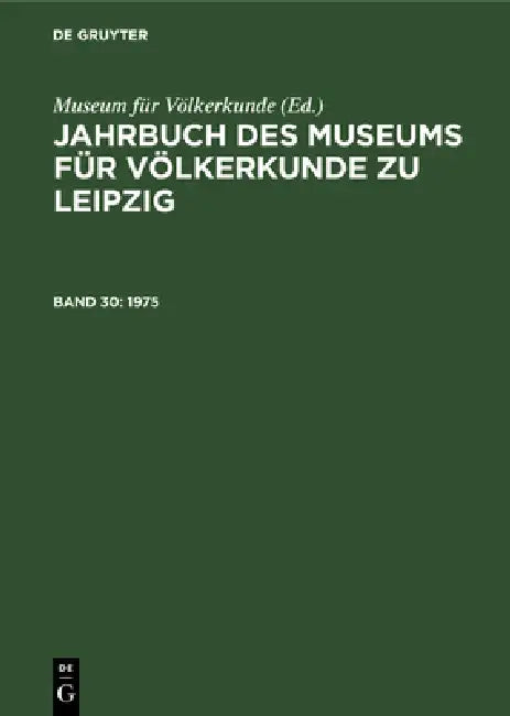 1975 (English, Museum Für Völkerkunde)