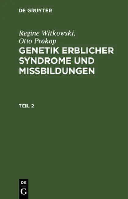 Regine Witkowski; Otto Prokop (English, Regine Witkowski | Otto Prokop)