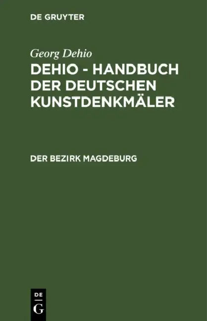 Buy Der Bezirk Magdeburg (English, Institut Für Denkmalpflege) — BookShops.in