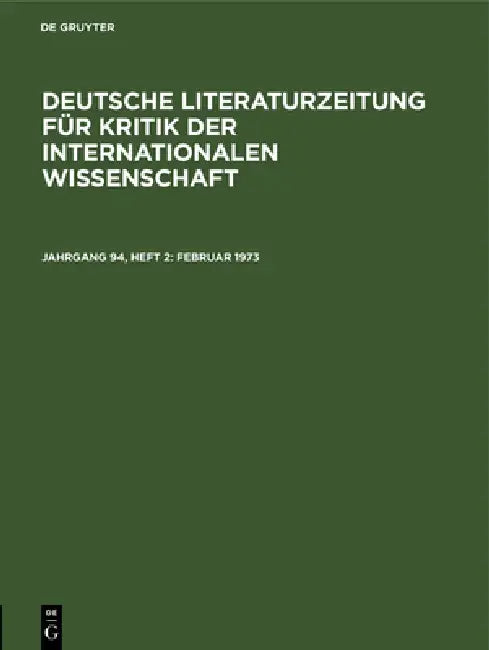Februar 1973 (English, Akademie Der Wissenschaften Der Ddr)