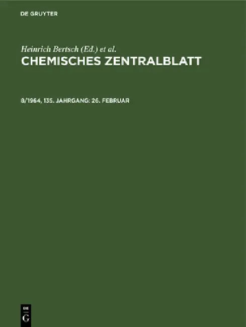 Buy 26. Februar (English, Deutsche Chemische Gesellschaft | Heinrich Bertsch | Wilhelm Klemm) — BookShops.in