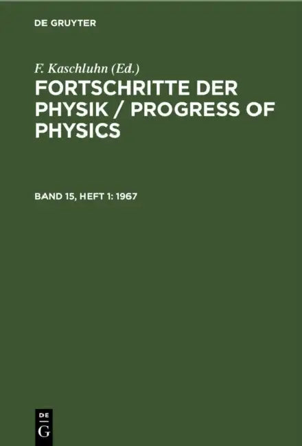 Buy 1967 (English, F. Kaschluhn | A. Lösche | R. Ritschl) — BookShops.in