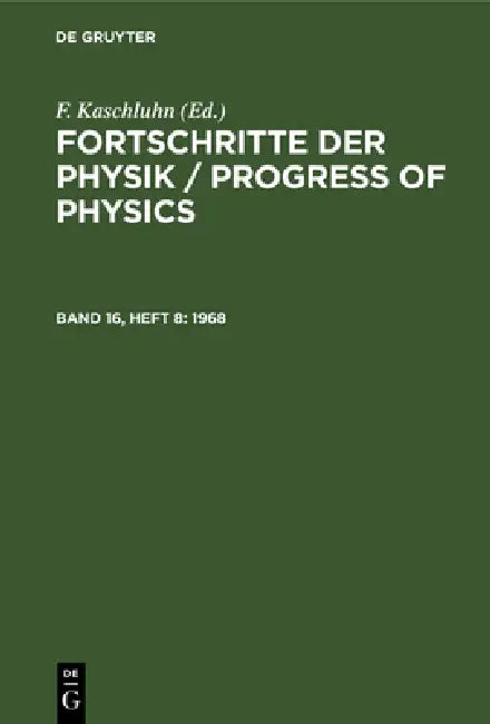 1968 (English, F. Kaschluhn | A. Lösche | R. Ritschl)