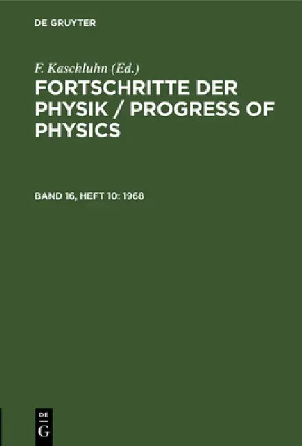 1968 (English, F. Kaschluhn | A. Lösche | R. Ritschl)
