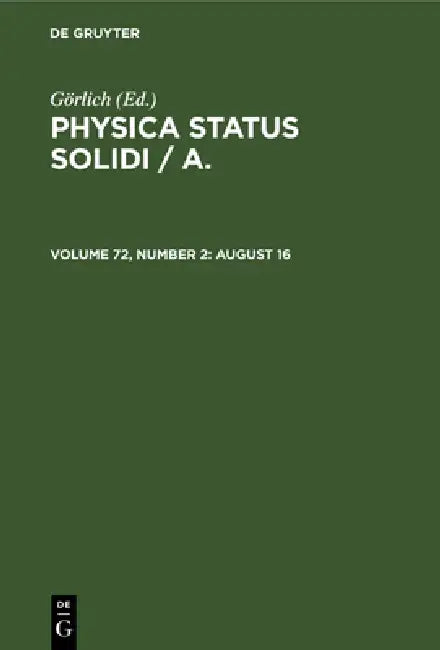 Buy August 16 (English, Görlich) — BookShops.in