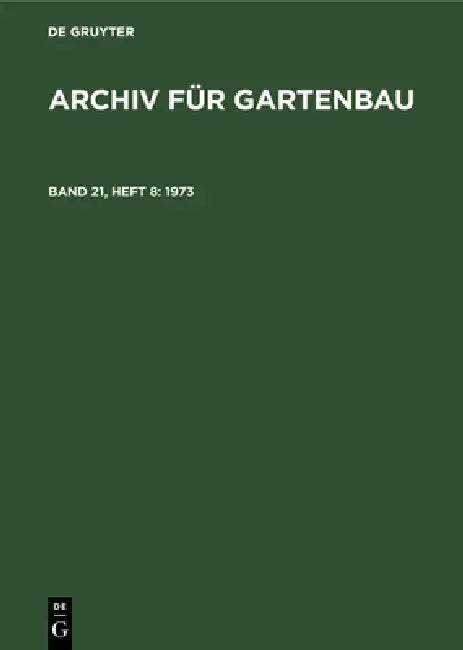 Buy 1973 (English, Deutsche Akademie Der Landwirtschaftswis) — BookShops.in