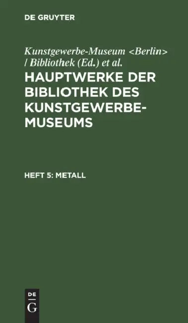 Buy Metall (English, P. Jessen) — BookShops.in