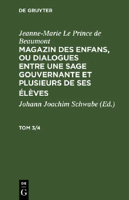 Buy Jeanne-Marie Le Prince de Beaumont (English, Johann Joachim Schwabe | Jeanne-Marie Le Prince De Beaumont) — BookShops.in