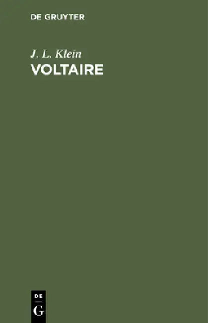 Buy Voltaire (English, J. L. Klein) — BookShops.in