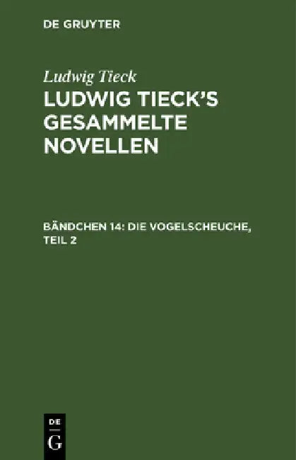 Buy Die Vogelscheuche, Teil 2 (English, Ludwig Tieck) — BookShops.in