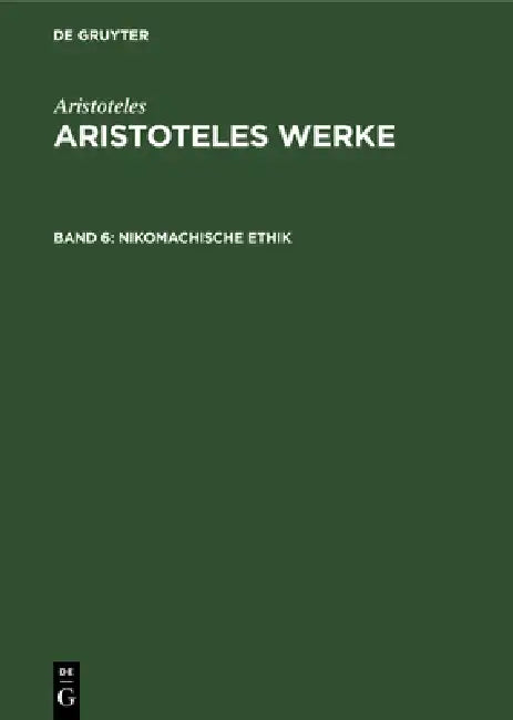 Buy Nikomachische Ethik (English, Franz Dirlmeier) — BookShops.in