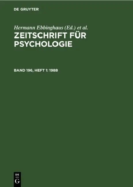 Buy 1988 (English, Hermann Ebbinghaus | Arthur König) — BookShops.in