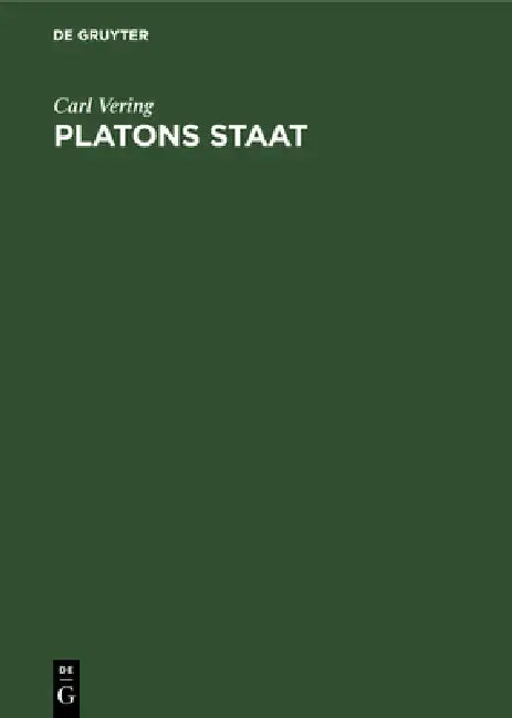 Buy Platons Staat (English, Carl Vering) — BookShops.in