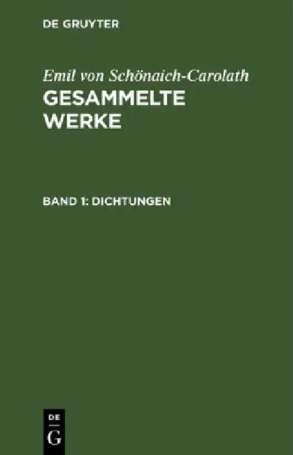 Buy Emil Von Schönaich-Carolath (English, Emil Von Schönaich-Carolath) — BookShops.in